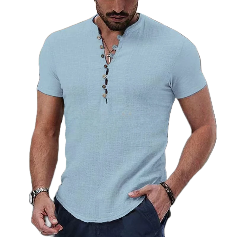 ENZO CONTI LUXE Linen-Blend Shirt