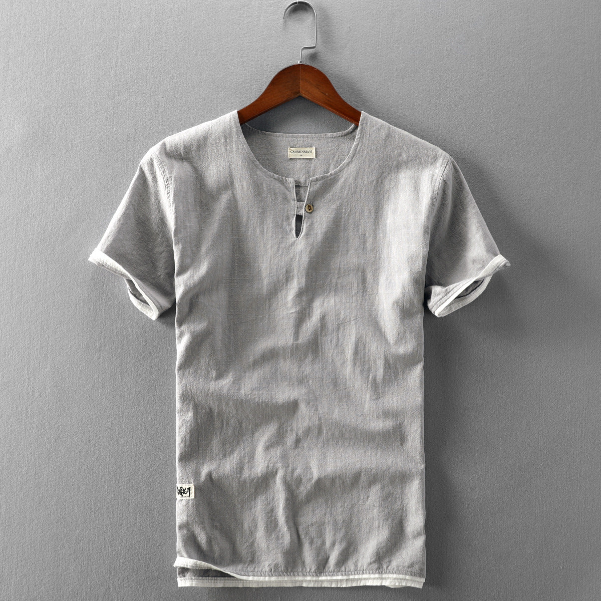 Riku Cotton Linen Short Sleeve Shirt