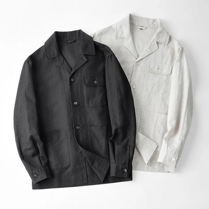 Orion Premium Cotton Linen Jacket