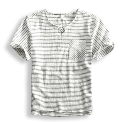 Van Belmont Striped Cotton Tee