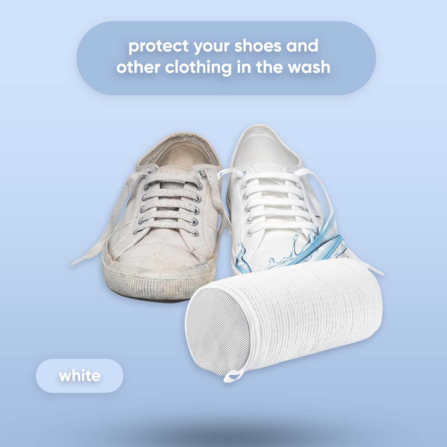 QuickClean™️- cleaning shoe bag - Bumbalu Israel לבן Kitchenware