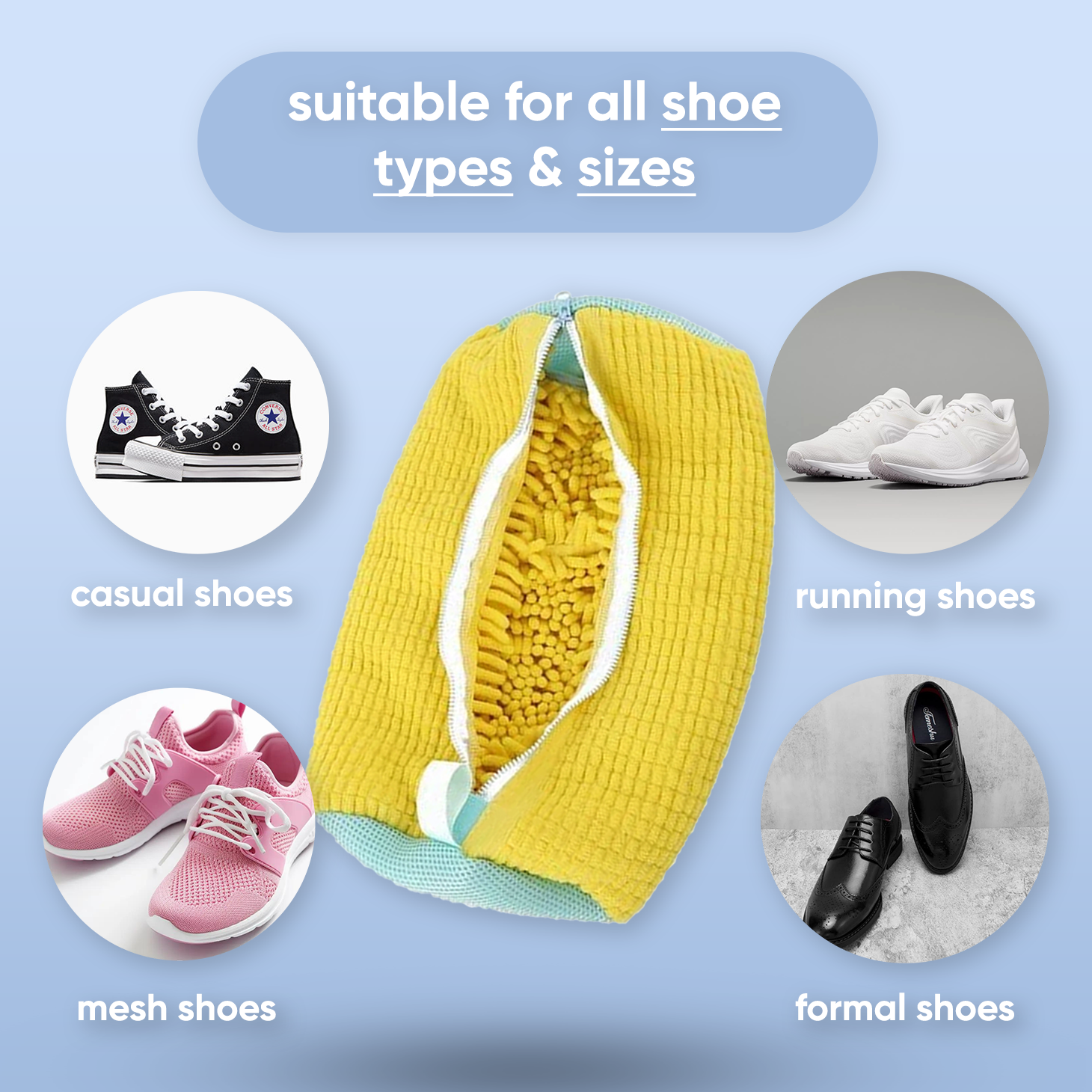 QuickClean™️- cleaning shoe bag - Bumbalu Israel Kitchenware