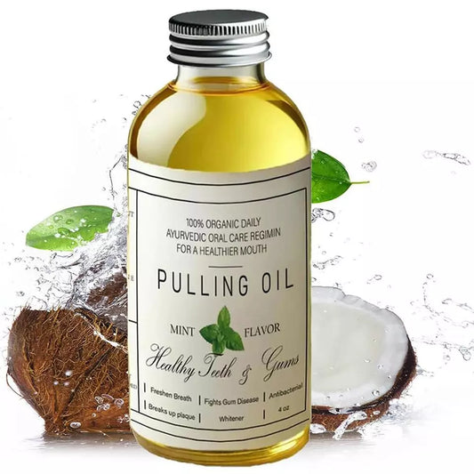 Coco Oil Pulling™ - שמן משיכה עוצמתי אורגני עם קוקוס ונענע